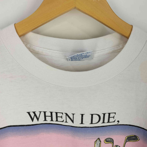 オールスポーツ ALL sport 90s USA製 袖&裾シングル イラスト クルーネックTシャツ メンズ import:XXL